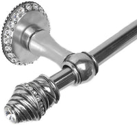 Cache Caché II 24'' cc towel bar with 80 rivoli Swarovski Clear Crystals with 5/8'' smooth center 1811-9C