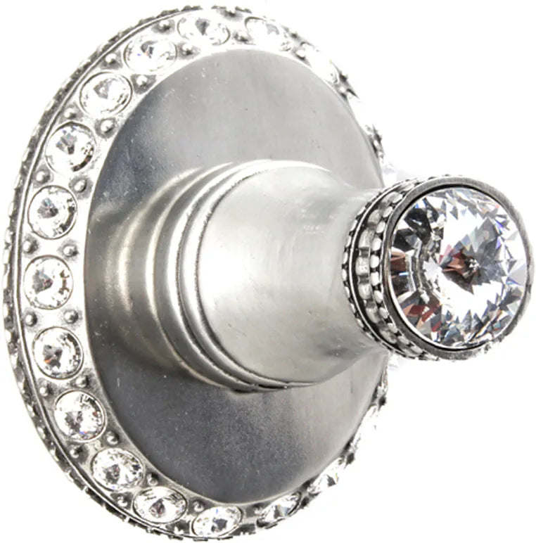 Caché II hook large escutcheon with Swarovski Crystals 1822