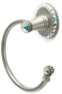 Cache Caché II swing towel smooth ring right with Swarovski Aurore Boreale Crystals 1836-11AB