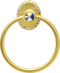 Cache Caché II full swing towel smooth ring right with Swarovski Aurore Boreale Crystals 1837-8AB