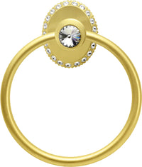 Cache Caché II full swing towel smooth ring right with Swarovski Clear Crystals 1837-8C