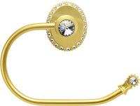 Cache Caché II swing tissue smooth ring right with Swarovski Clear Crystals 1841-8C