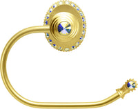 Cache Caché ll large swing tissue smooth ring right with 42 rivoli Swarovski Aurore Boreale Crystals 1853-8AB