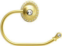 Cache Caché ll large swing tissue smooth ring right with 42 rivoli Swarovski Clear Crystals 1853-8C