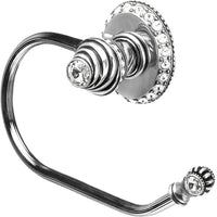 Cache Caché ll large swing tissue reeded ring right with 42 rivoli Swarovski Crystals 1853R-9