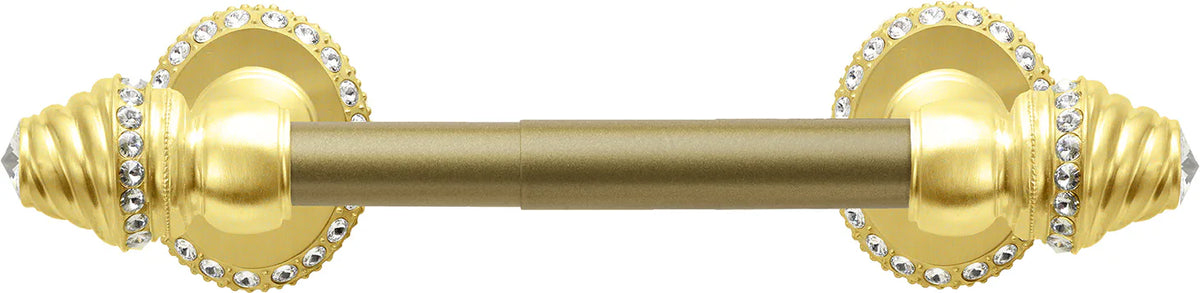 Caché II tissue post large escutcheon with Swarovski Clear Crystals 1855-8C
