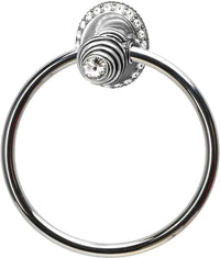 Caché ll full swing towel ring right with Swarovski Crystals 1856