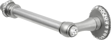 Caché II tissue bar left large escutcheon with Swarovski Clear Crystals 1877