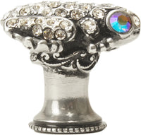 In The Garden Carpe Diem 2581-9C Chalice Frog knob w/ Swarovski Crystals 2581-9C