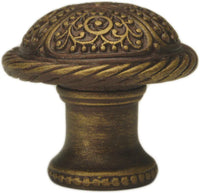 Millennium large knob with rope border 327-3