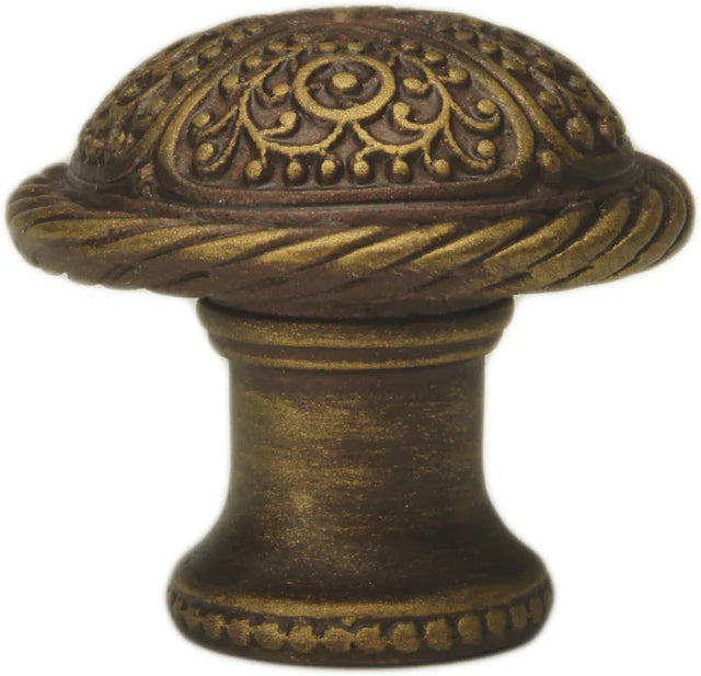 Millennium large knob with rope border 327-3
