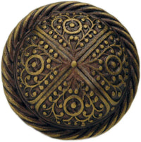 Millennium large knob with rope border 327-3