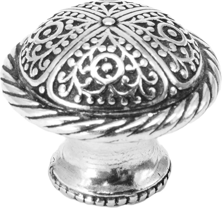 Millennium large knob with rope border 327-9