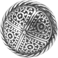 Millennium large knob with rope border 327-9
