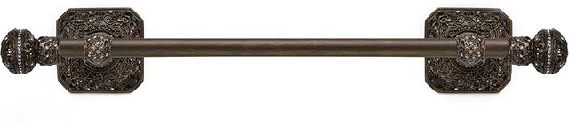 Juliane Grace towel bar with Swarovski Crystals Smooth Center 4050/4051/4052/4053