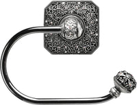 Juliane Grace swing tissue smooth ring right with 131 Swarovski Clear & Aurore Boreale Crystals 4057-9CAB
