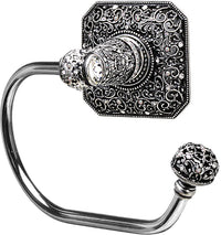 Juliane Grace swing tissue smooth ring right with 131 Swarovski Clear & Aurore Boreale Crystals 4057-9CAB