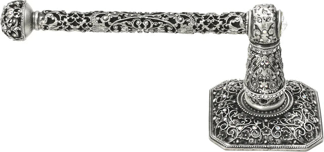 Juliane Grace tissue bar left with Swarovski Clear Crystals 4072-11C