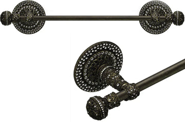 Juliane Grace II towel bar with 417 Swarovski Clear Crystals 4250/4251/4252/4253