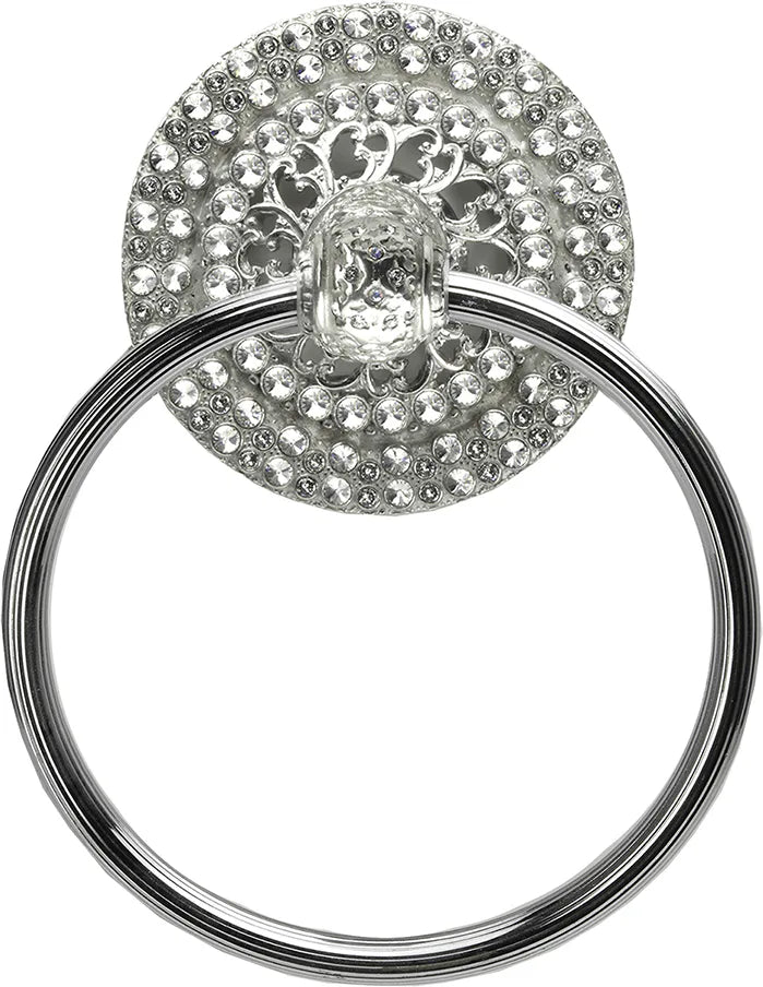 Juliane Grace II full swing towel smooth ring with Swarovski Crystals 4267