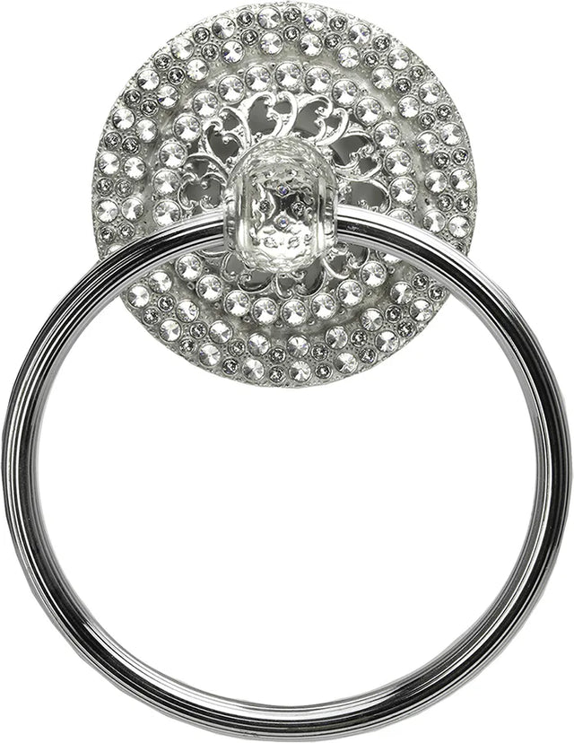 Juliane Grace II full swing towel smooth ring with Swarovski Crystals 4267