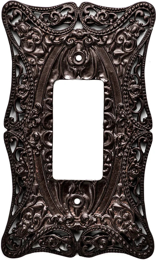 Acanthus Carpe Diem 5003-12 Bronze single rocker/GFI switchplate 5003-12