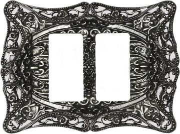 Acanthus Carpe Diem 5004-9 Chalice double rocker/GFI switchplate 5004-9