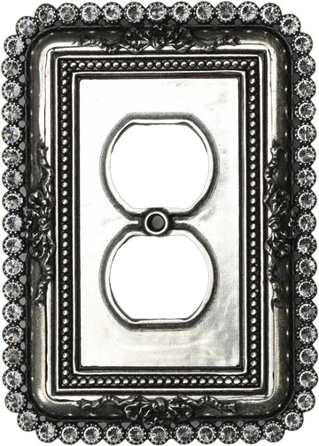Cache Carpe Diem 5106-9C Chalice single duplex outlet with 60 Swarovski Crystals 5106-9C