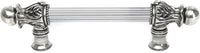 Acanthus 6'' cc with 5/8'' reeded center long pull Romanesque style in Chalice. 5550R-9