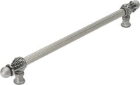 Acanthus 12'' cc with 5/8'' reeded center long pull Romanesque style 5552R-11