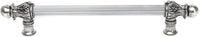 Acanthus 12'' cc with 5/8'' reeded center long pull Romanesque style in Chalice. 5552R-9