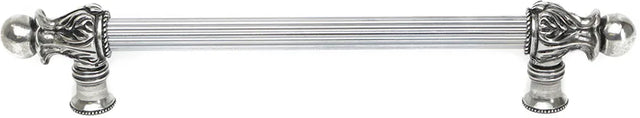 Acanthus 12'' cc with 5/8'' reeded center long pull Romanesque style in Chalice. 5552R-9