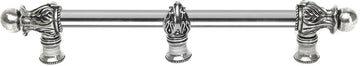Acanthus 12'' cc with 5/8'' smooth center & center brace long pull Romanesque style in Chalice. 5557-9