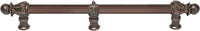 Acanthus 12'' cc with 5/8'' reeded center long pull Romanesque style with center brace 5557R-22