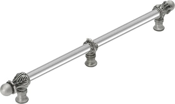 Acanthus 18'' cc with 5/8'' smooth center long pull Romanesque style with center brace 5558-11
