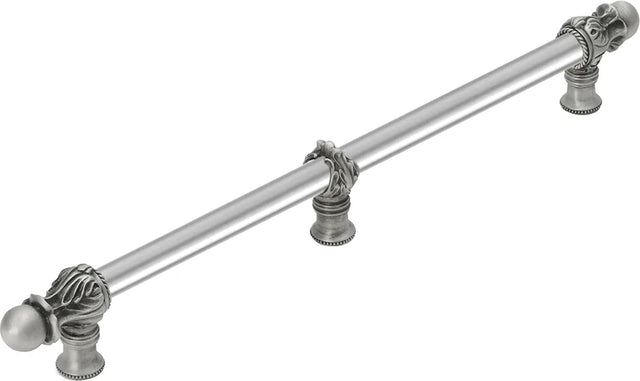 Acanthus 18'' cc with 5/8'' smooth center long pull Romanesque style with center brace 5558-11