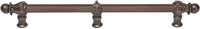 Acanthus 18'' cc with 5/8'' reeded center long pull Romanesque style with center brace 5558R-22