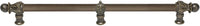 Acanthus 22'' cc with 5/8'' reeded center & center brace long pull Romanesque style in Antique Brass. 5559R-3