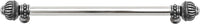 Cricket Cage 12'' cc with 5/8'' smooth center long pull large finial in Chalice. 5572-9