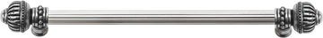 Cricket Cage 12'' cc with 5/8'' reeded center long pull large finial in Chalice. 5572R-9