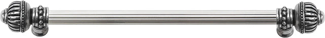 Cricket Cage 12'' cc with 5/8'' reeded center long pull large finial in Chalice. 5572R-9
