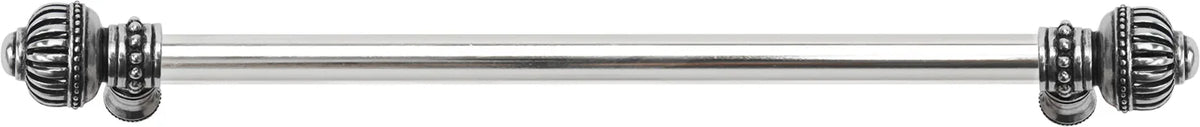Cricket Cage 22'' cc with 5/8'' smooth center long pull large finial in Chalice. 5574-9