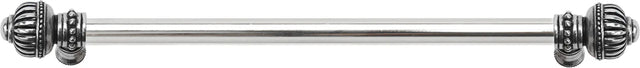 Cricket Cage 22'' cc with 5/8'' smooth center long pull large finial in Chalice. 5574-9