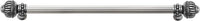 Cricket Cage 22'' cc with 5/8'' reeded center long pull large finial in Chalice. 5574R-9