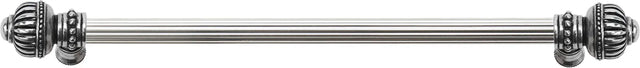 Cricket Cage 22'' cc with 5/8'' reeded center long pull large finial in Chalice. 5574R-9