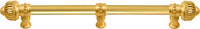 Cricket Cage 22'' cc with 5/8'' smooth center long pull & center brace large finial in Gilded Mercury. 5579-8