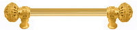 Juliane Grace 6'' cc with 5/8'' reeded center long pull large finial in Gilded Mercury. 5600R-8