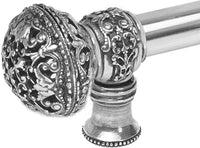 Juliane Grace 18'' cc with 5/8'' smooth center long pull large finial in Chalice. 5603-9