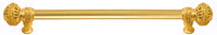 Juliane Grace 22'' cc with 5/8'' smooth center long pull large finial in Gilded Mercury. 5604-8