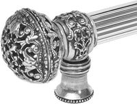 Juliane Grace 22'' cc with 5/8'' reeded center long pull large finial in Chalice. 5604R-9
